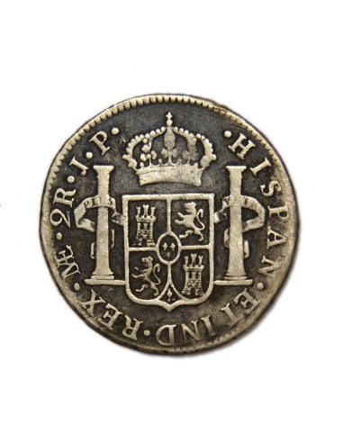 FERNANDO VII - 2 Reales 1817 Lima