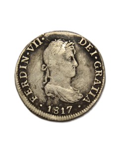 FERNANDO VII - 2 Reales 1817 Lima