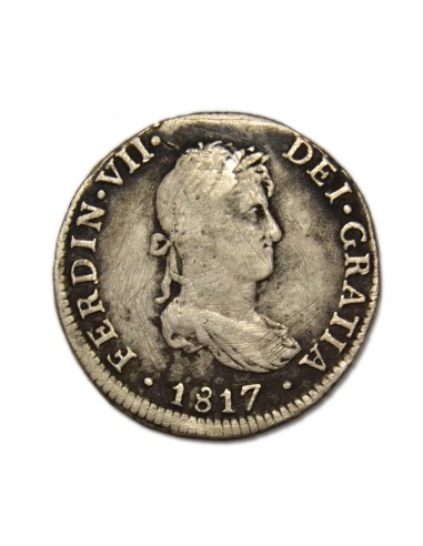 FERNANDO VII - 2 Reales 1817 Lima