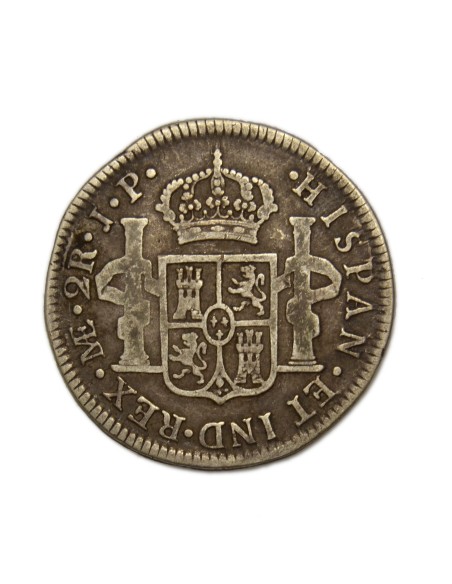 FERNANDO VII - 2 Reales 1818 Lima