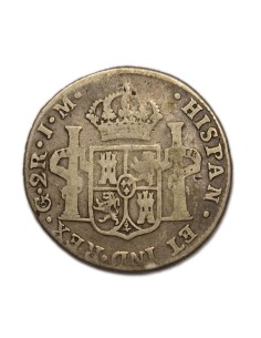 FERNANDO VII - 2 Reales 1822 Guanajuato 2