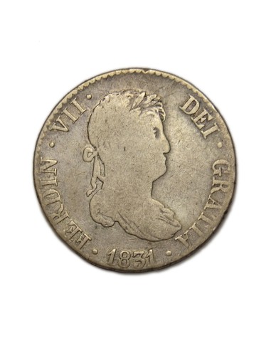 FERNANDO VII - 2 Reales 1831 Madrid