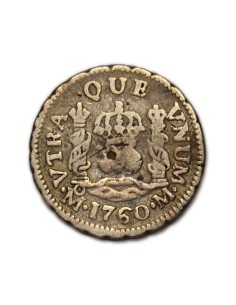 FERNANDO VI - 1/2 Real 1760 México