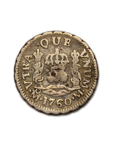 FERNANDO VI - 1/2 Real 1760 México