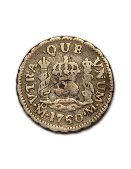 FERNANDO VI - 1/2 Real 1760 México