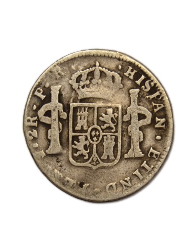 CARLOS III - 2 Reales 1784 Potosí