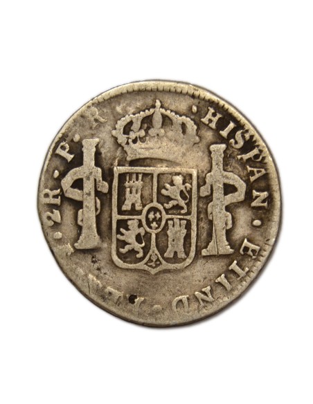 CARLOS III - 2 Reales 1784 Potosí