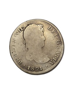 FERNANDO VII - 4 Reales 1821 Lima
