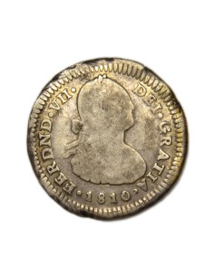 FERNANDO VII - 1 Real 1810 Popayan