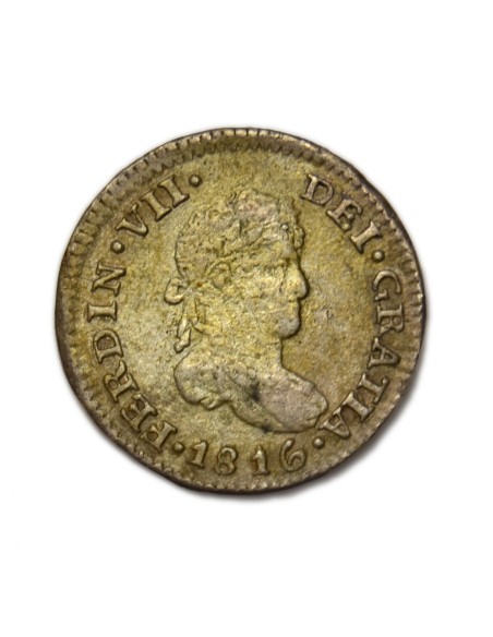 FERNANDO VII - 1/2 Real 1816 México