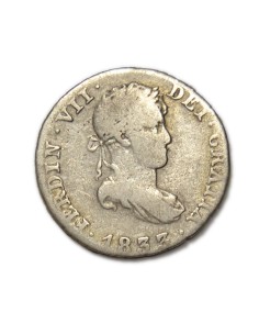 FERNANDO VII - 1/2 Real 1833 Madrid 2