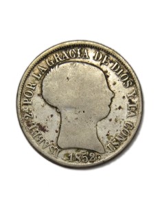 ISABEL II - 4 reales 1852 Madrid