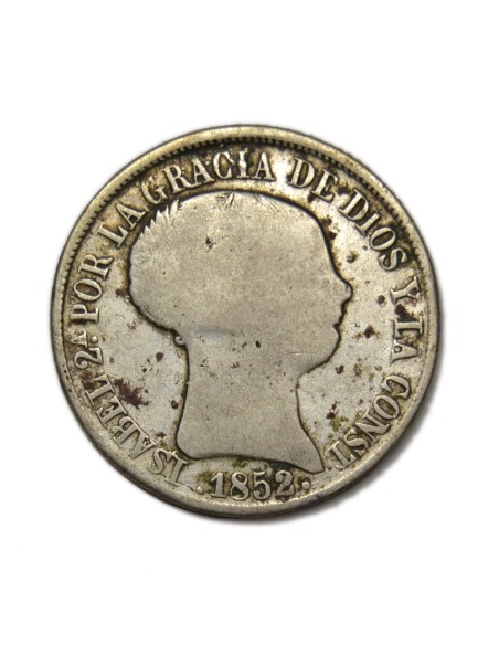 ISABEL II - 4 reales 1852 Madrid