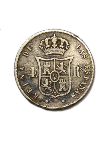 ISABEL II - 4 reales 1862 Madrid