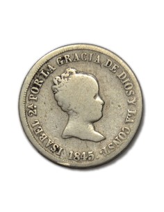 ISABEL II - 2 reales 1845 Madrid