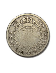 ISABEL II - 2 reales 1845 Madrid 2