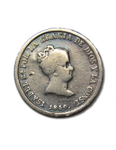 ISABEL II - 2 reales 1850 Sevilla