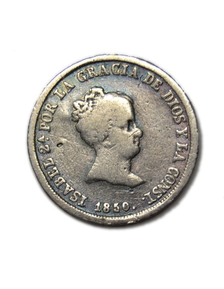 ISABEL II - 2 reales 1850 Sevilla