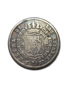 ISABEL II - 2 reales 1850 Sevilla 2