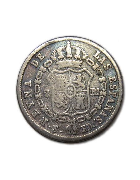 ISABEL II - 2 reales 1850 Sevilla