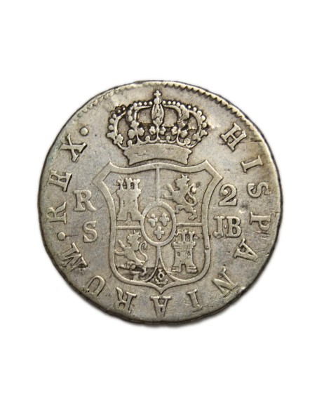 FERNANDO VII - 2 Reales 1827 Sevilla