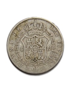 ISABEL II - 4 reales 1841 Barcelona 2