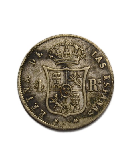 ISABEL II - 4 reales 1861 Madrid