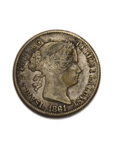 ISABEL II - 4 reales 1861 Madrid