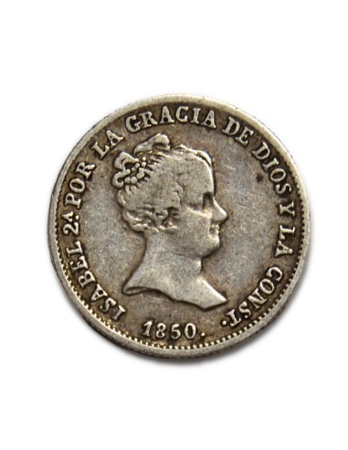 ISABEL II - 1 real 1850 Sevilla