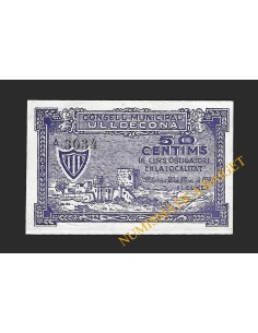 ULLDECONA (Tarragona) - 50 cèntims 1937