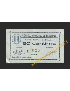 FREGINALS (Lleida) - 50 cèntims 1937
