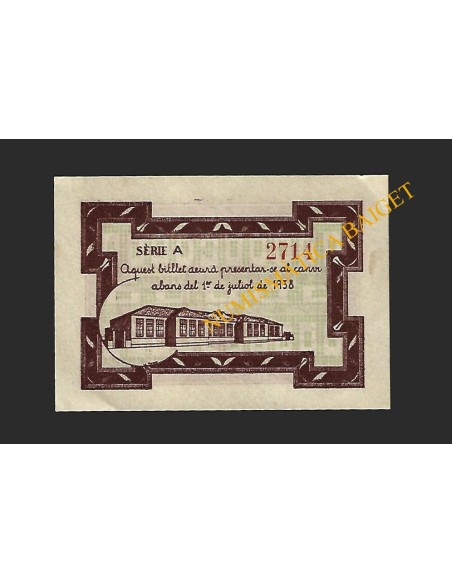 AMETLLA DE MAR, LA (Tarragona) - 1 pesseta 1937