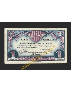 LLEIDA - 1 pesseta 1937