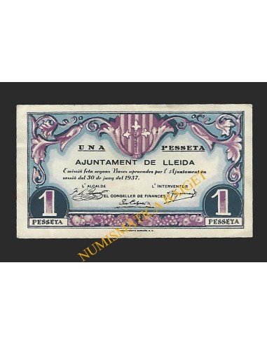 LLEIDA - 1 pesseta 1937