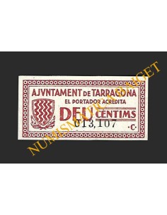 TARRAGONA - 10 cèntims 1937