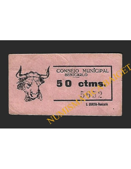 BENICARLO (Castellón) - 50 céntimos