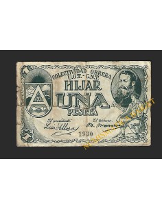 HIJAR (Teruel) - 1 peseta 2