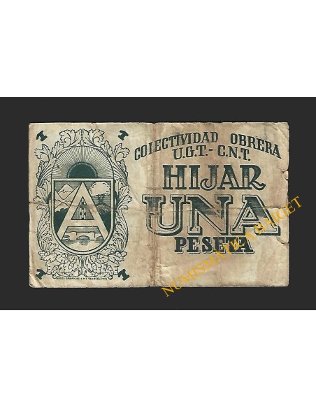 HIJAR (Teruel) - 1 peseta