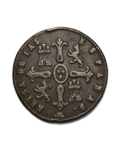 ISABEL II - 8 maravedís 1838 Segovia