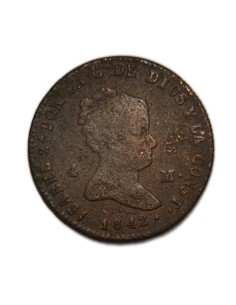 ISABEL II - 4 maravedís 1842 Segovia
