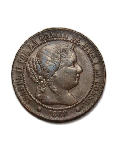 ISABEL II - 2 1/2 céntimos de escudo 1867 Sevilla