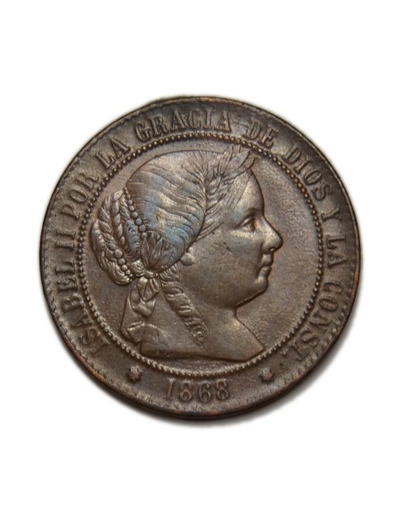 ISABEL II - 2 1/2 céntimos de escudo 1867 Sevilla