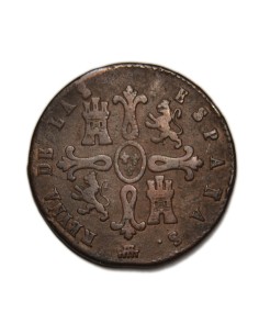 ISABEL II - 8 maravedís 1837 Segovia 2