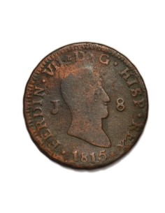 FERNANDO VII - 8 maravedís 1815 Jubia