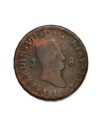 FERNANDO VII - 8 maravedís 1815 Jubia