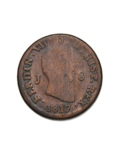FERNANDO VII - 8 maravedís 1817 Jubia