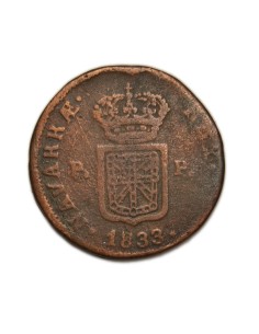 FERNANDO VII - 3 maravedís 1833 Pamplona 2