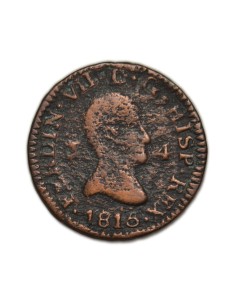 FERNANDO VII - 4 maravedís 1816 Jubia