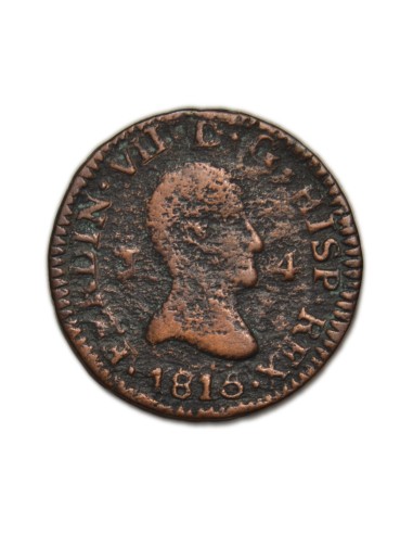 FERNANDO VII - 4 maravedís 1816 Jubia