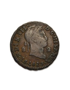 FERNANDO VII - 2 maravedís 1825 Segovia